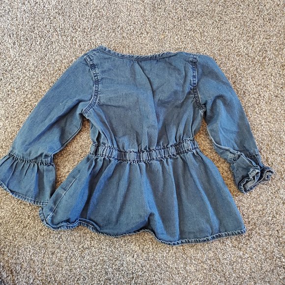 Cat & Jack Jean Shirt 2T - Picture 3 of 3
